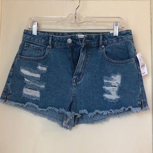 PacSun High Rise Festival Denim Short